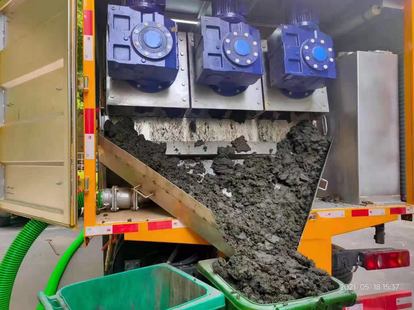 阜南化粪池清掏城市维护站-泥浆净化干湿分离处理